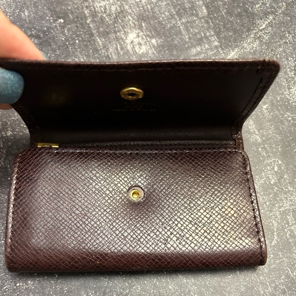 Louis Vuitton Dark Brown Key Holder with Gold Accents - Picture 3 of 6